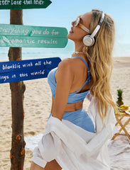 Arolina 2 Piece Bikini Set High Waisted Textured Swimsuit U-Wire Cutout 2026 Summer Beach Swim Bathing Suit