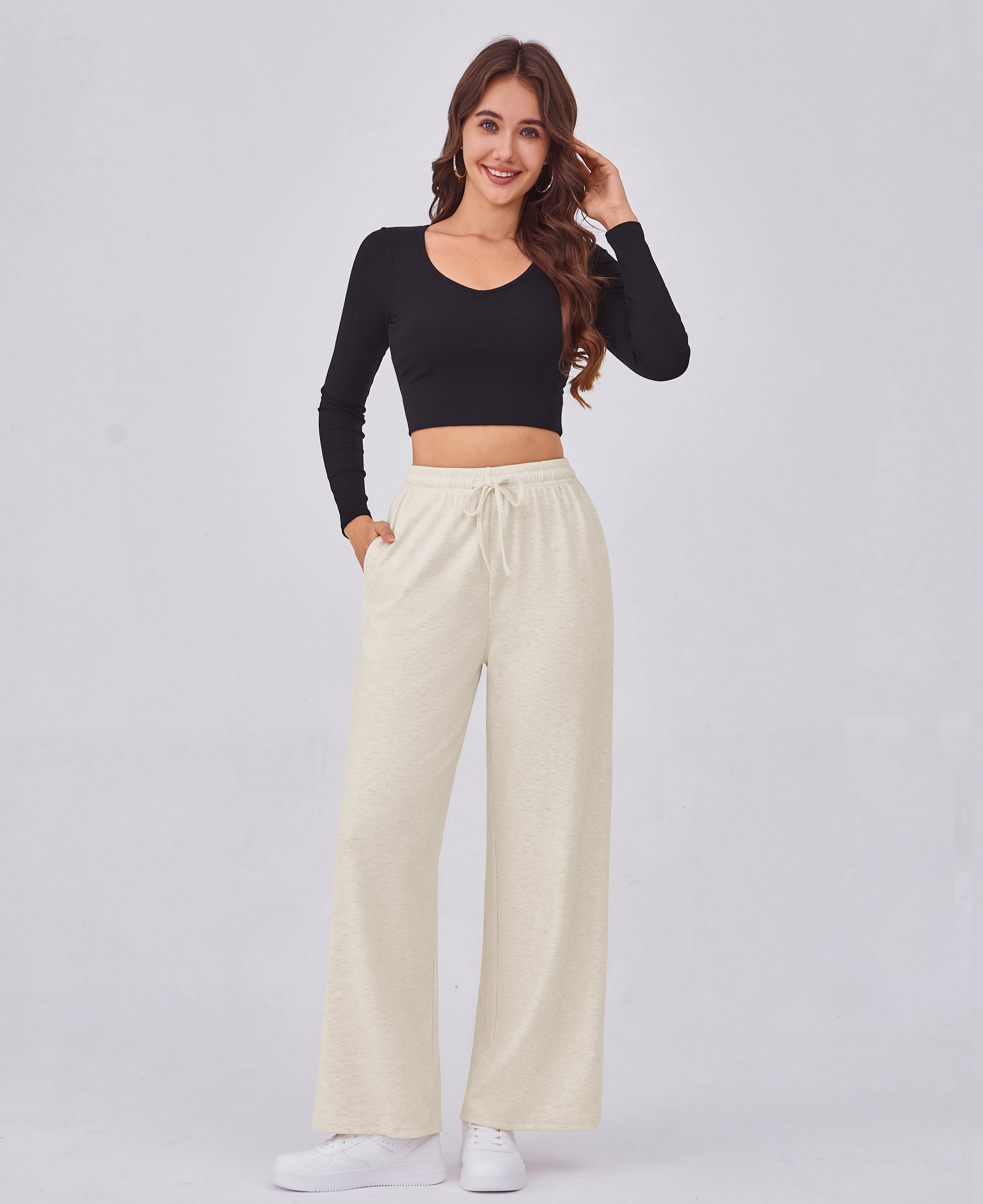 Womens Wide Leg Pants