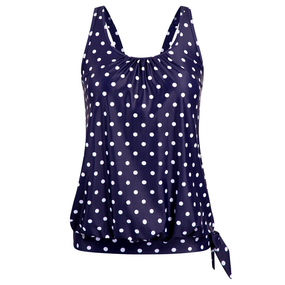 Arolina Tankini Tops for Women Modest Swim Tops Only Bathing Suit with Side Straps No Bottom (S-22W)