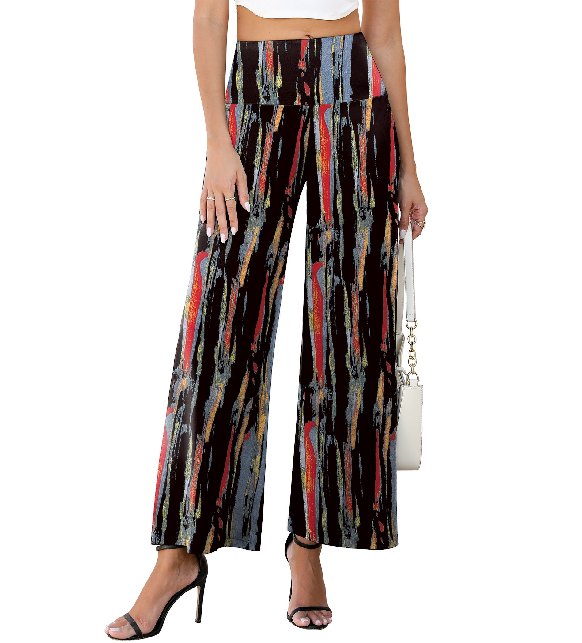 Women's Stretchy Wide Leg Palazzo Lounge Pants