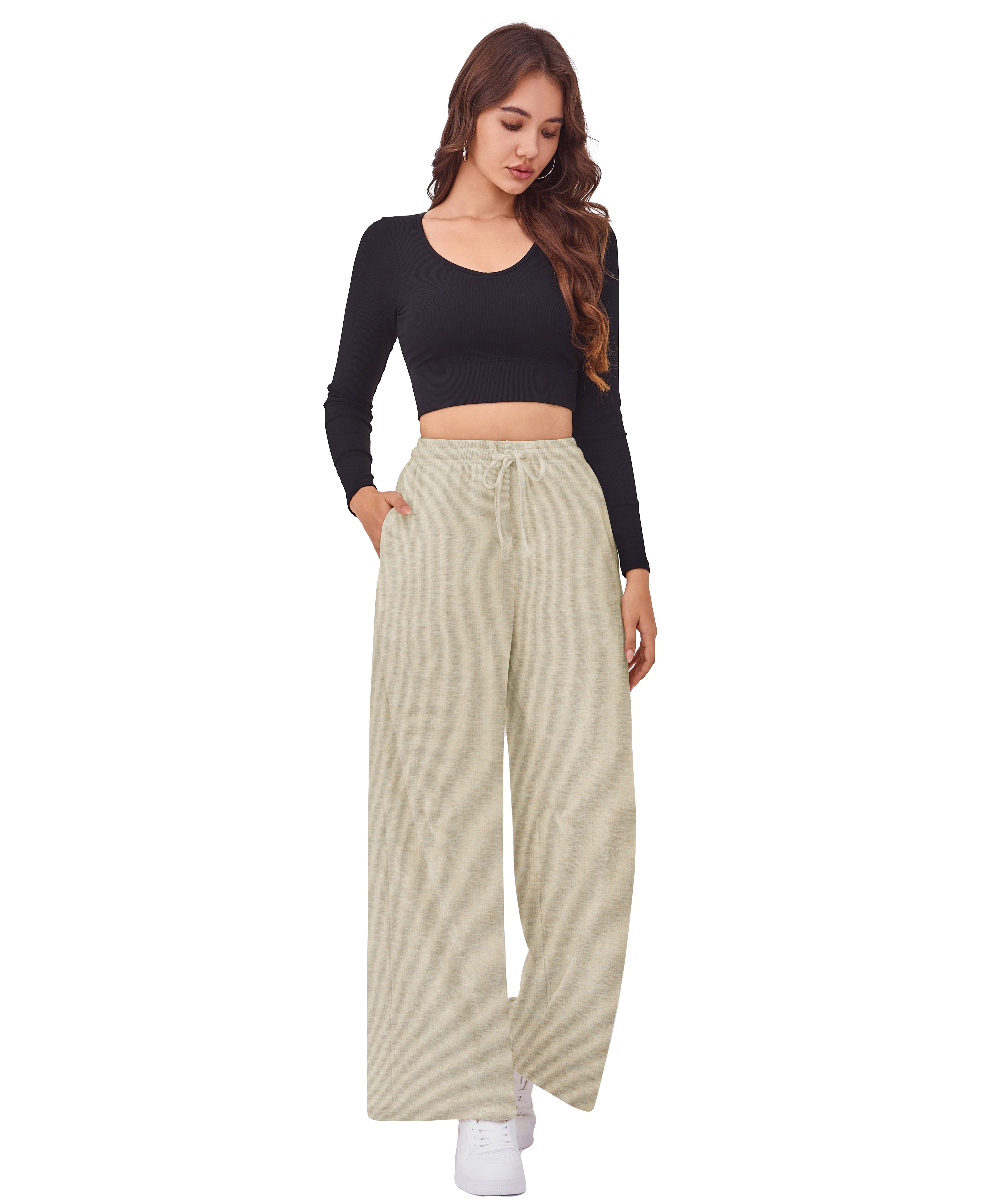 Womens Wide Leg Pants