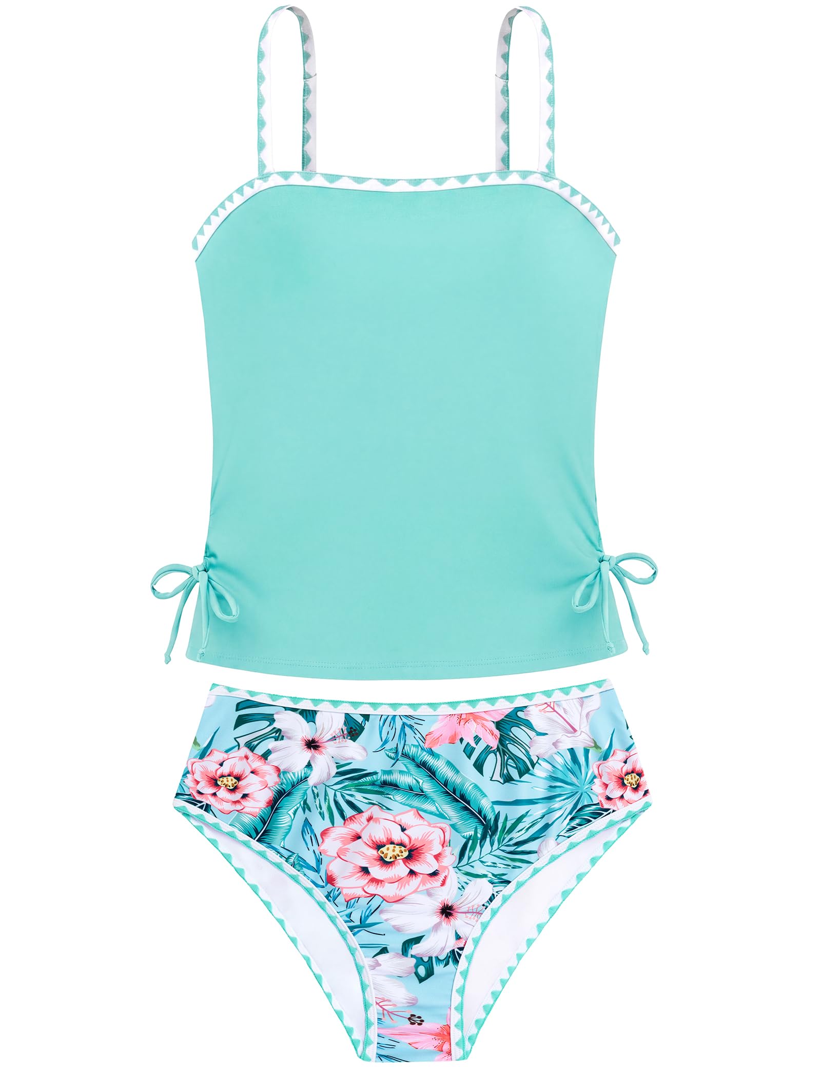 Arolina Girls Swimsuit Tankini Girls Swimwear Bathing Suit for Teen Girls 9-16 Years