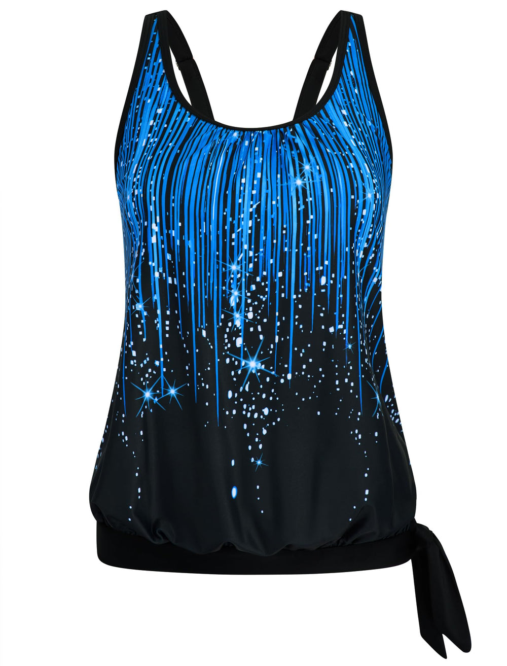 Arolina Tankini Tops for Women Modest Swim Tops Only Bathing Suit with Side Straps No Bottom (S-22W)