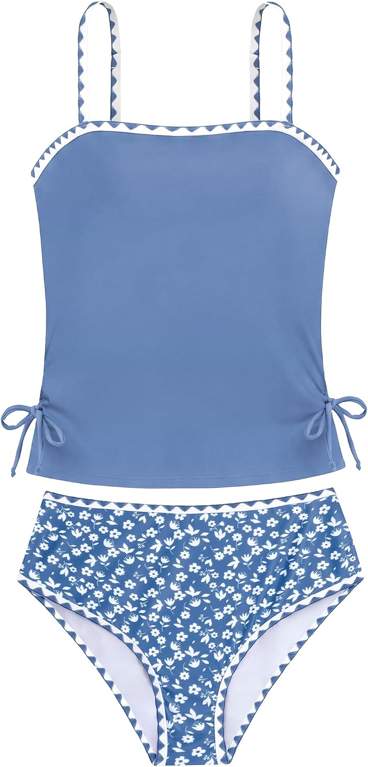 Arolina Girls Swimsuit Tankini Girls Swimwear Bathing Suit for Teen Girls 9-16 Years