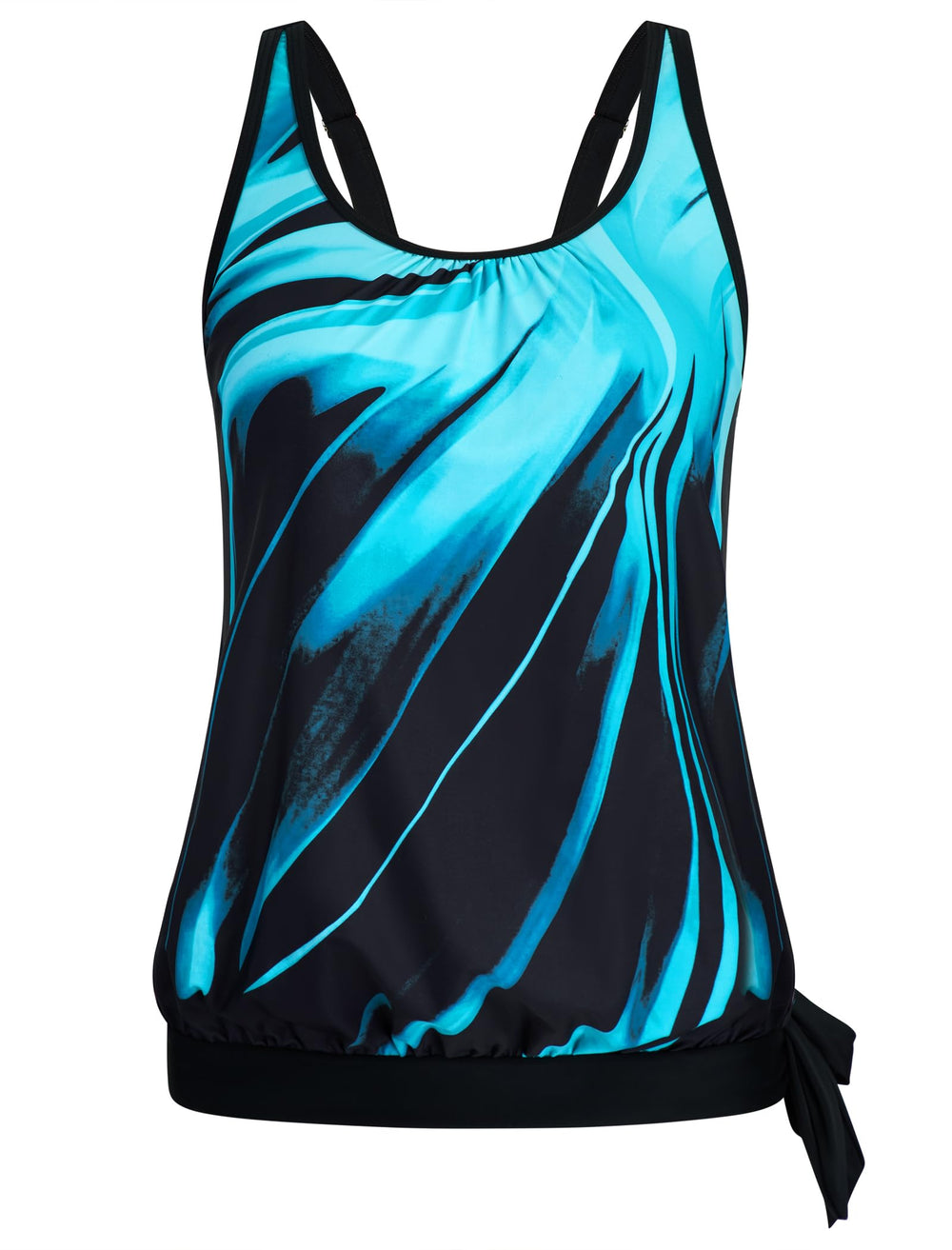 Arolina Tankini Tops for Women Modest Swim Tops Only Bathing Suit with Side Straps No Bottom (S-22W)