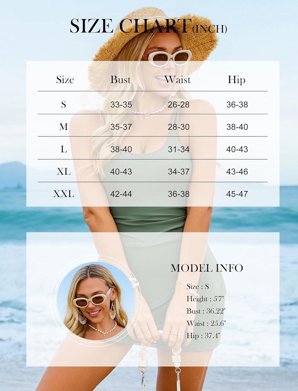 Arolina Women One Piece Swim Dress Tummy Control Modest Swimsuit Swim Skirt Bathing Suit