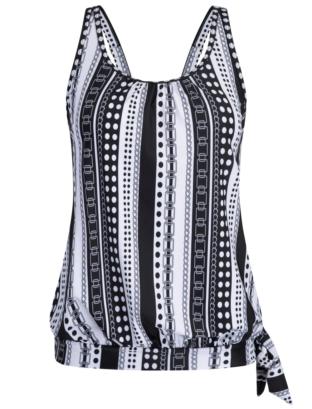 Arolina Tankini Tops for Women Modest Swim Tops Only Bathing Suit with Side Straps No Bottom (S-22W)
