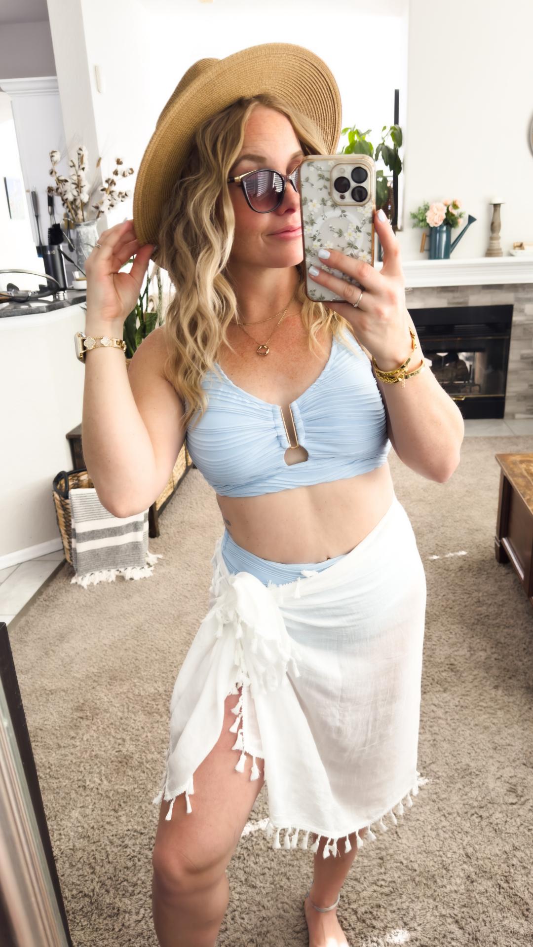 U-Wire High-Waisted Bikini Set